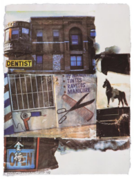 L.A. Uncovered #10 by Robert Rauschenberg at Gemini G.E.L. at Joni Moisant Weyl