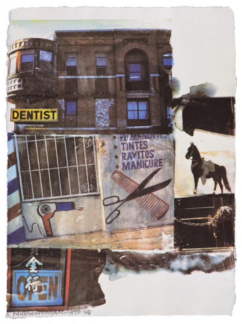 L.A. Uncovered #10 by Robert Rauschenberg
