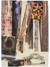 L.A. Uncovered #9 by Robert Rauschenberg at Gemini G.E.L. at Joni Moisant Weyl