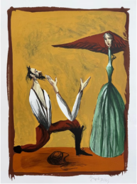 Don Quichotte et la Fantasme de sa Dulcinée by Gérard Garouste at D&S Fine Art Editions