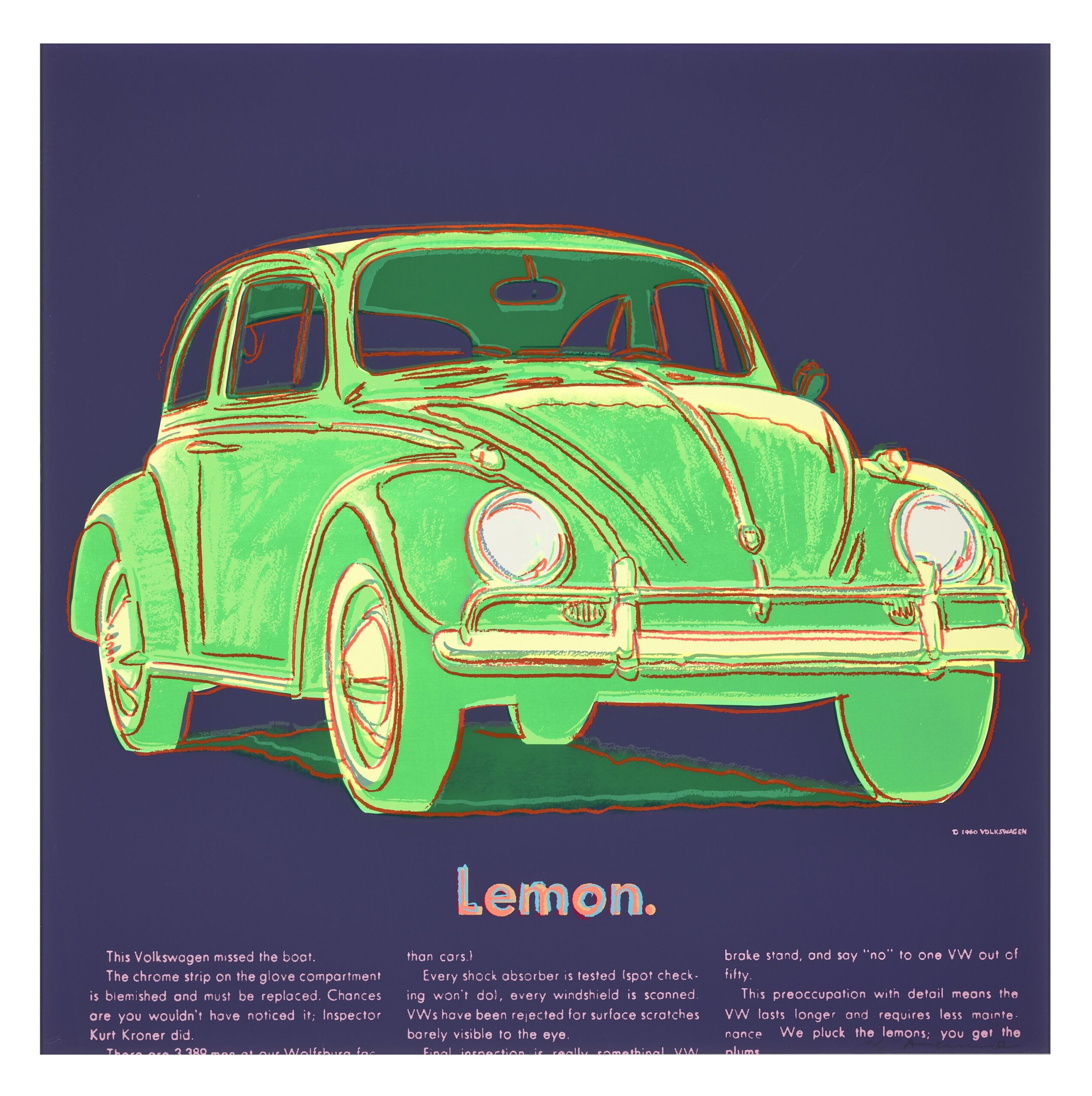 Volkswagen by Andy Warhol