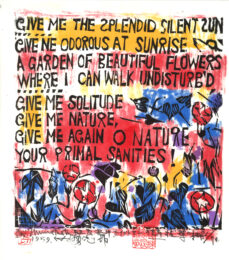 Whitman’s Poem, 2002 by Shiko Munakata at Kamal Bakhshi Modern Asian