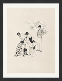 Fido’s House (framed, hand signed lithograph) by Norman Rockwell at GallArt.com