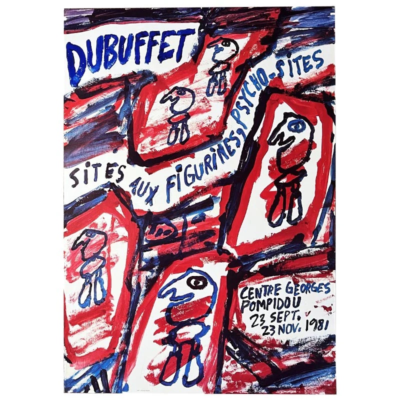 Site Aux Figurines, Psycho-Sites (Pompidou Centre) by Jean Dubuffet