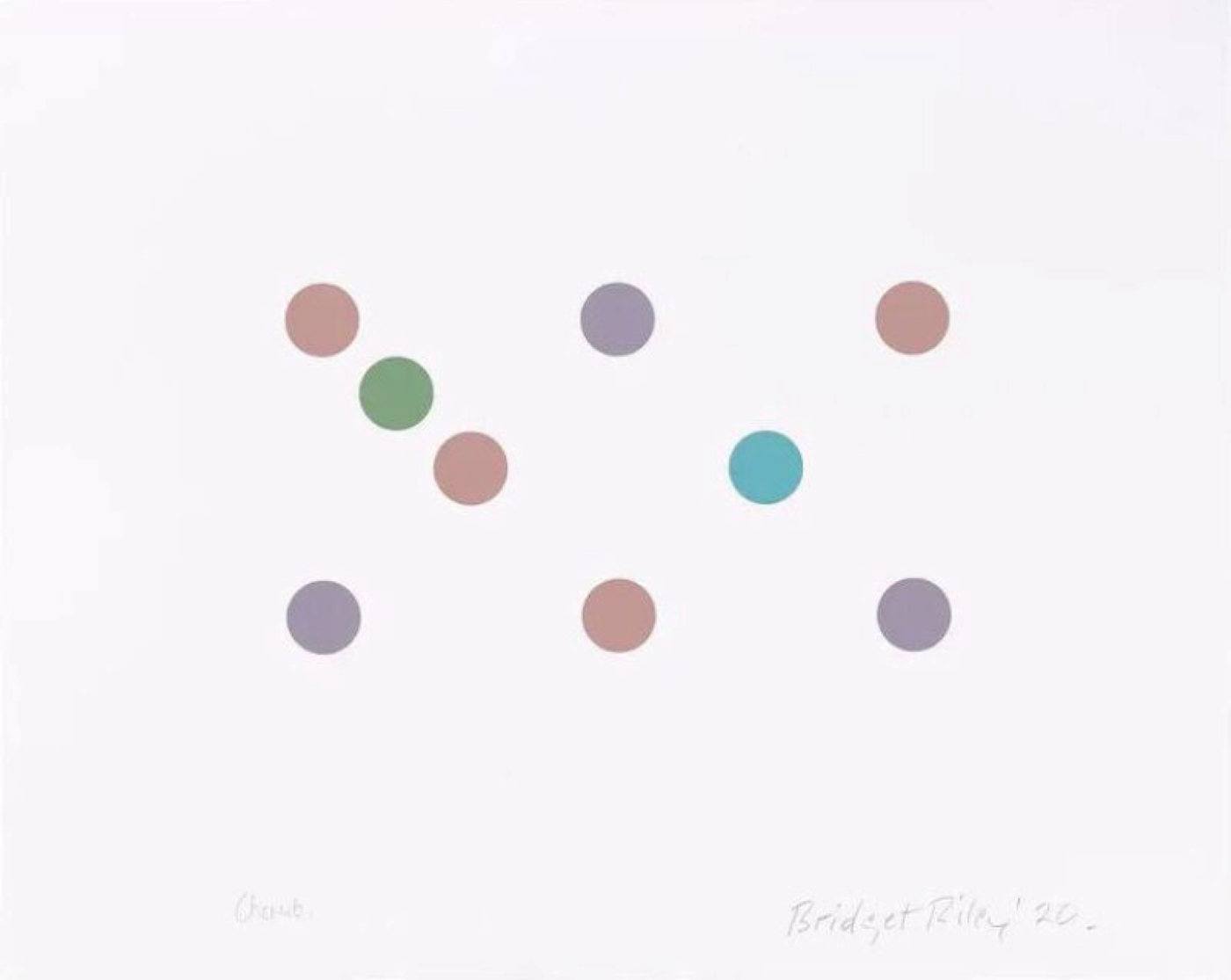 Cherub by Bridget Riley by Bridget Riley