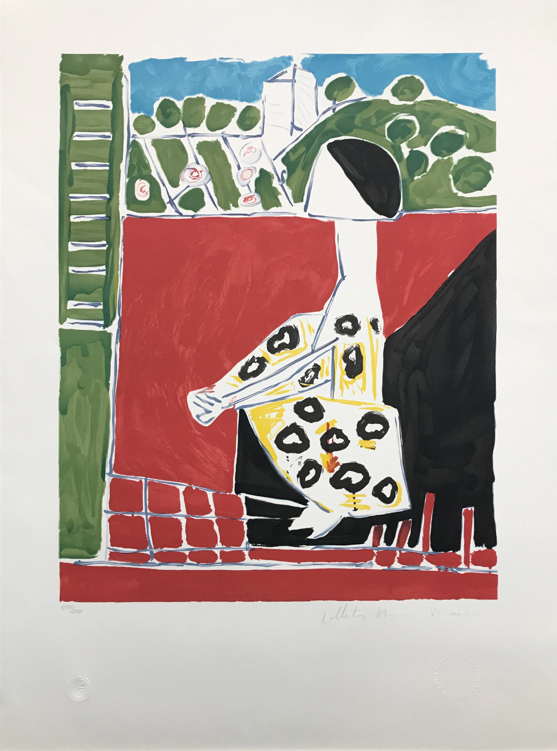 Femme Accroupi (Marina Picasso Estate hand signed Lithograph) by Pablo Picasso (after)