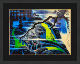 Green Pastures (custom framed large hand signed serigraph) by Eyvind Earle at GallArt.com