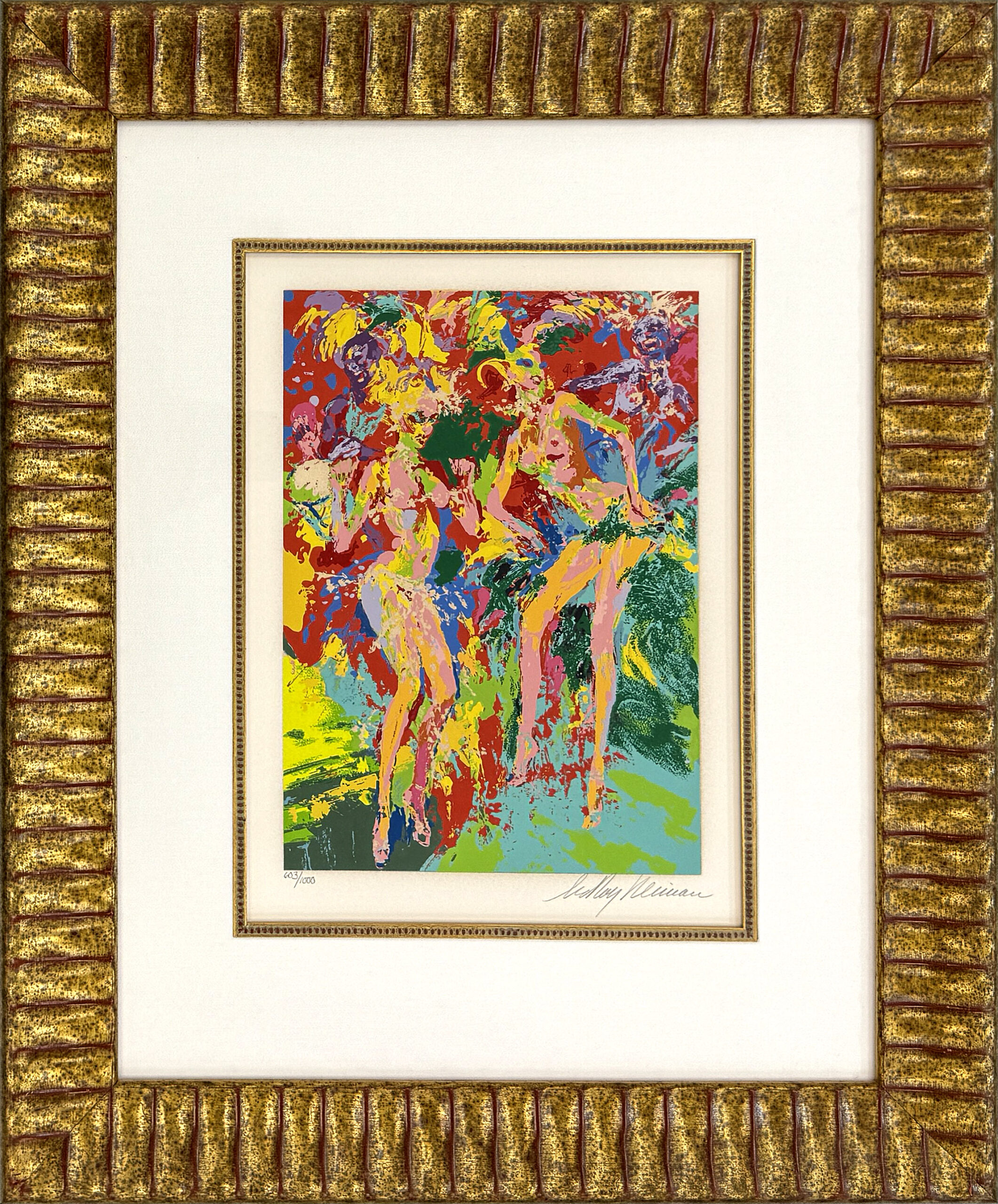 Passistas (framed, hand signed serigraph) by LeRoy Neiman
