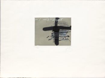 Sans titre – Sheet 8 from Aparicions by Antoni Tapies at Galerie Raphael