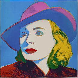 Ingrid Bergman With Hat FS II.315, Signed Screen Print, Edition of 250, 1983 by Andy Warhol at GallArt.com