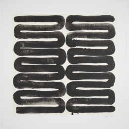 2 Wavy Lines by Jonathan Higgins at Manneken Press (IFPDA)