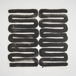 2 Wavy Lines by Jonathan Higgins at Manneken Press (IFPDA)