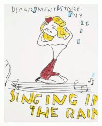 Singing in the Rain by Rose Wylie at Dovehouse Contemporary