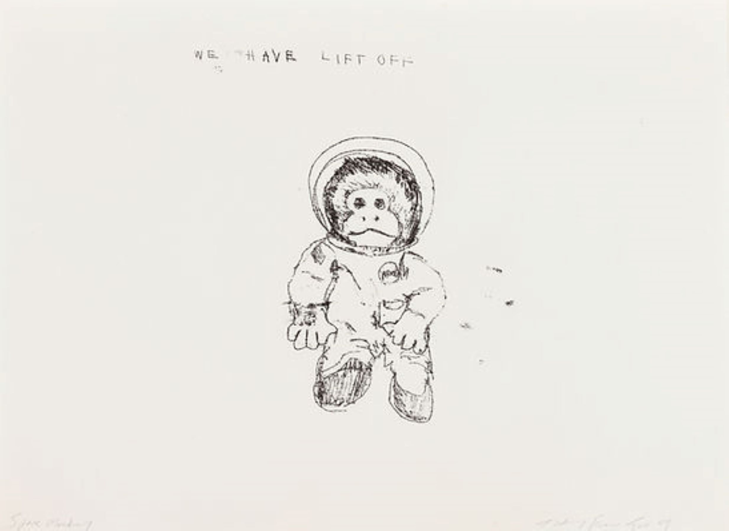 Space Monkey by Tracey Emin