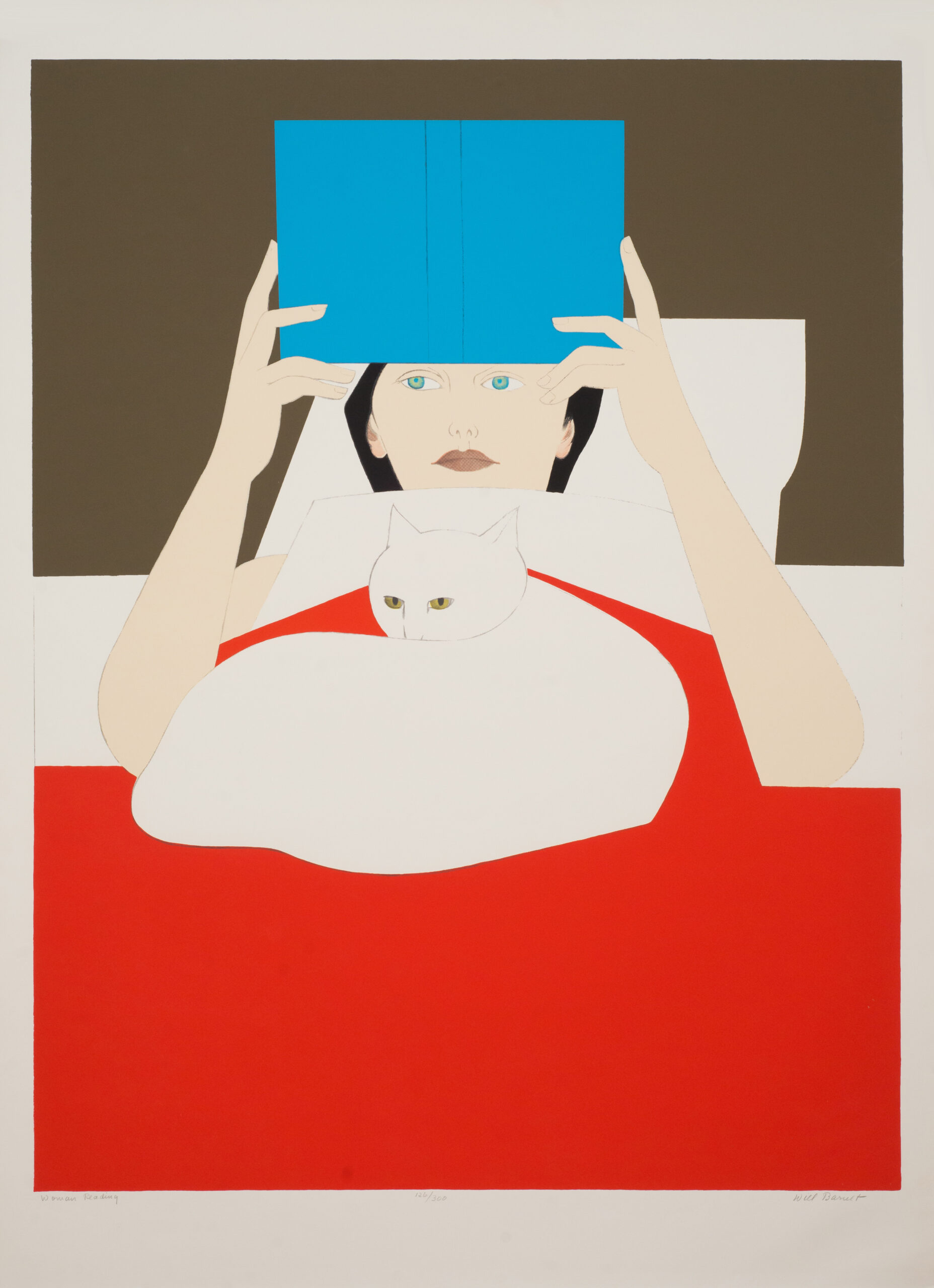 Woman Reading by Will Barnet