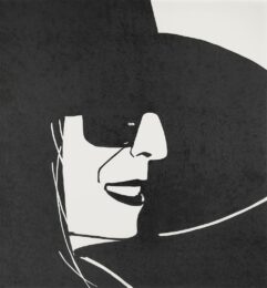 Ada with Black Hat by Alex Katz at Michael Lisi/Contemporary Art