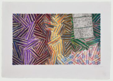 Between the Clock and the Bed by Jasper Johns at Michael Lisi/Contemporary Art