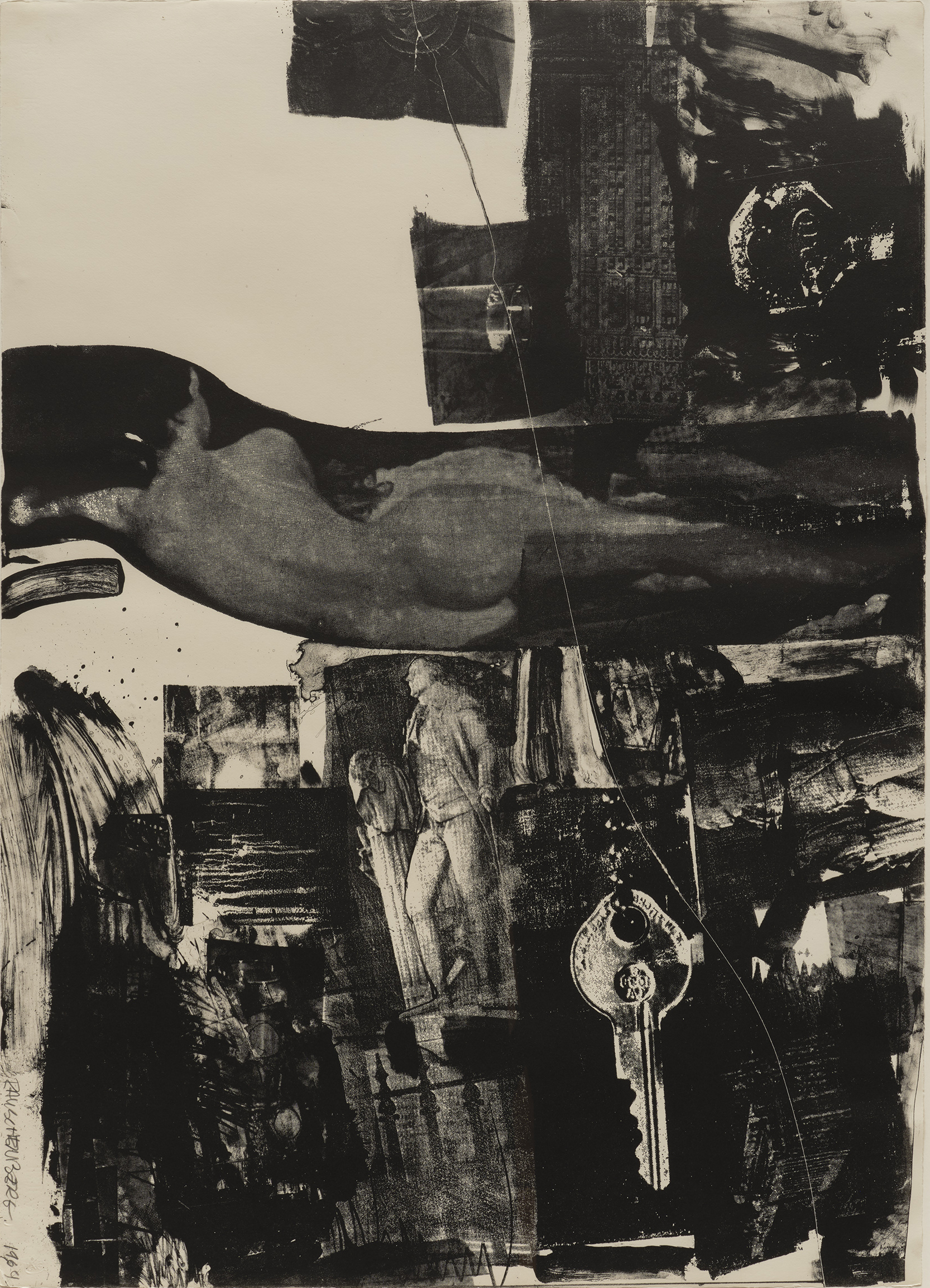Breakthrough i by Robert Rauschenberg