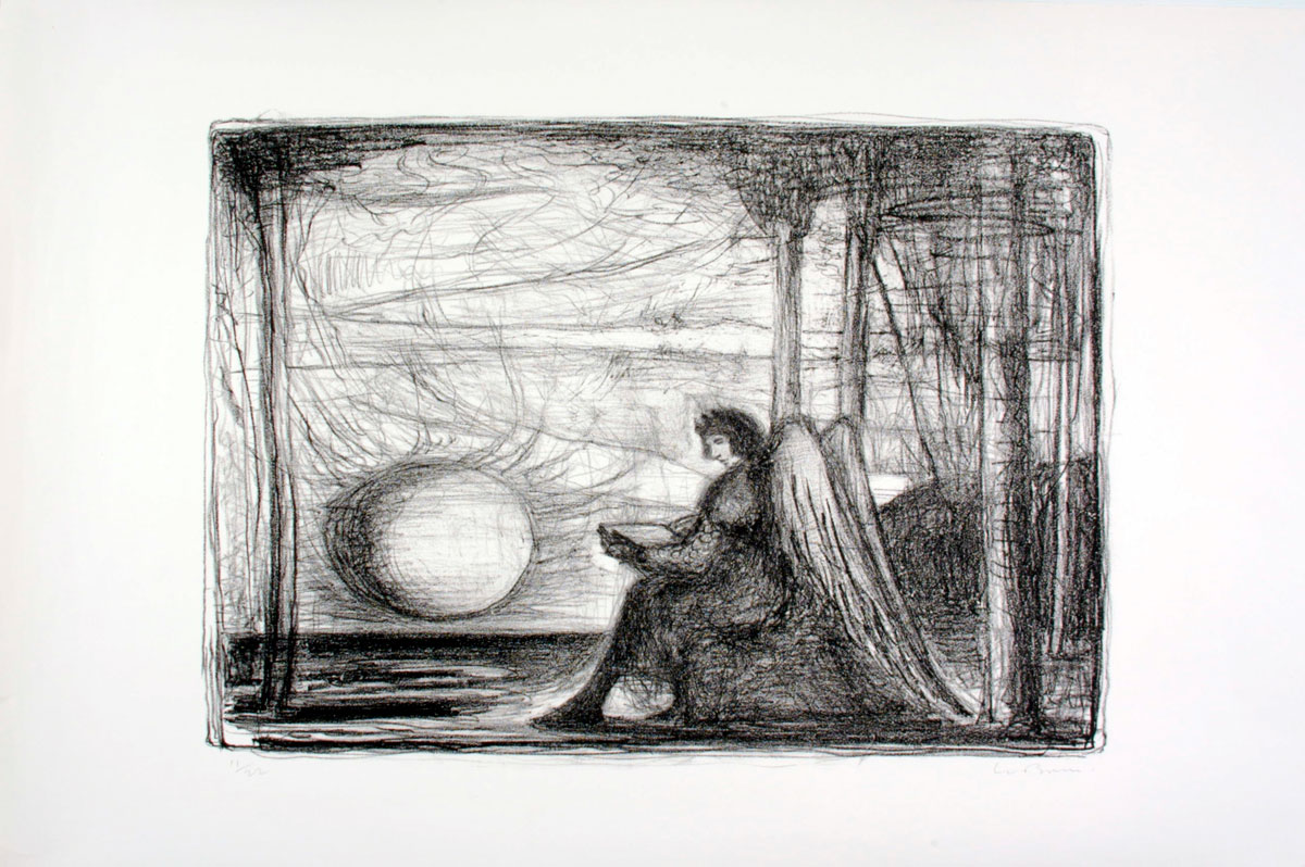 Reading Virgil by Christopher Le Brun RA
