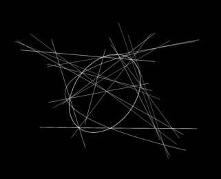 Constructing Conics In Space by Clifford Singer at iMuseum Vegas