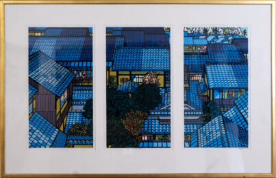 Nishijin Roofs by Clifton Karhu at Kamal Bakhshi Modern Asian