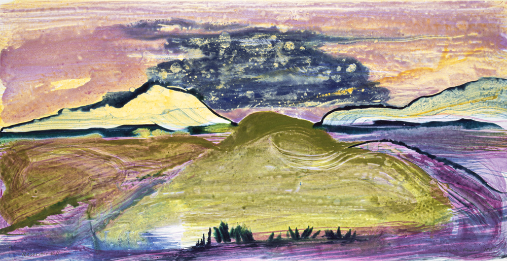 monotype: Reservoir #11 by Deborah Freedman Oehme Graphics
