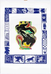 It’s a two for one special by Boemo Diale at David Krut Projects
