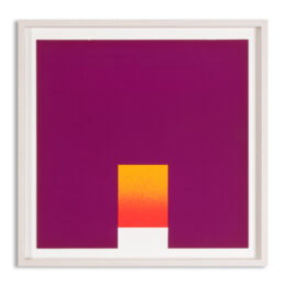 Rot-Orange auf Violett by Rupprecht Geiger at MLTPL