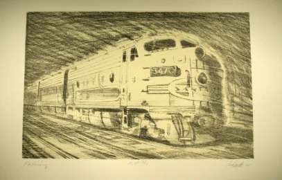 Passing by Kenneth J. Hale at Flatbed Press and Gallery