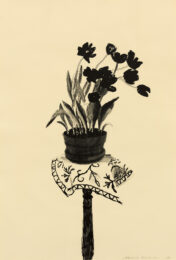 Black Tulips by David Hockney at Susan Sheehan Gallery