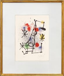 Au portail couvert de neige (At the Snow-Covered Gate) by Joan Miro at Epicentrum Art Gallery