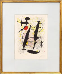 Dans la rivière basse (In the Low River) by Joan Miro at Epicentrum Art Gallery