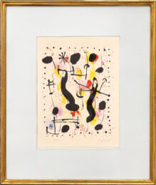La bauge du sanglier (The Wild Boar’s Lair) by Joan Miro at Epicentrum Art Gallery