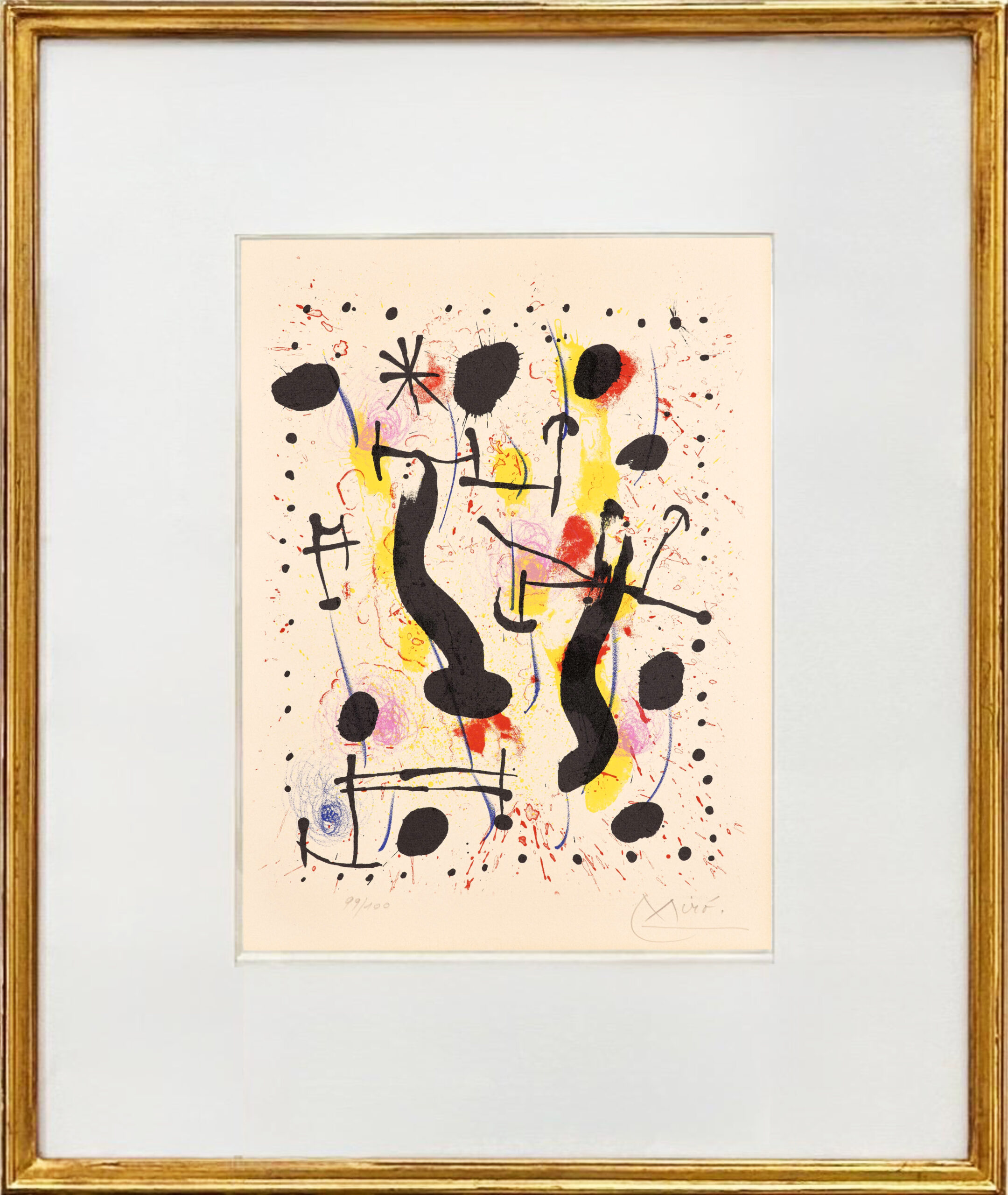 La bauge du sanglier (The Wild Boar’s Lair) by Joan Miro