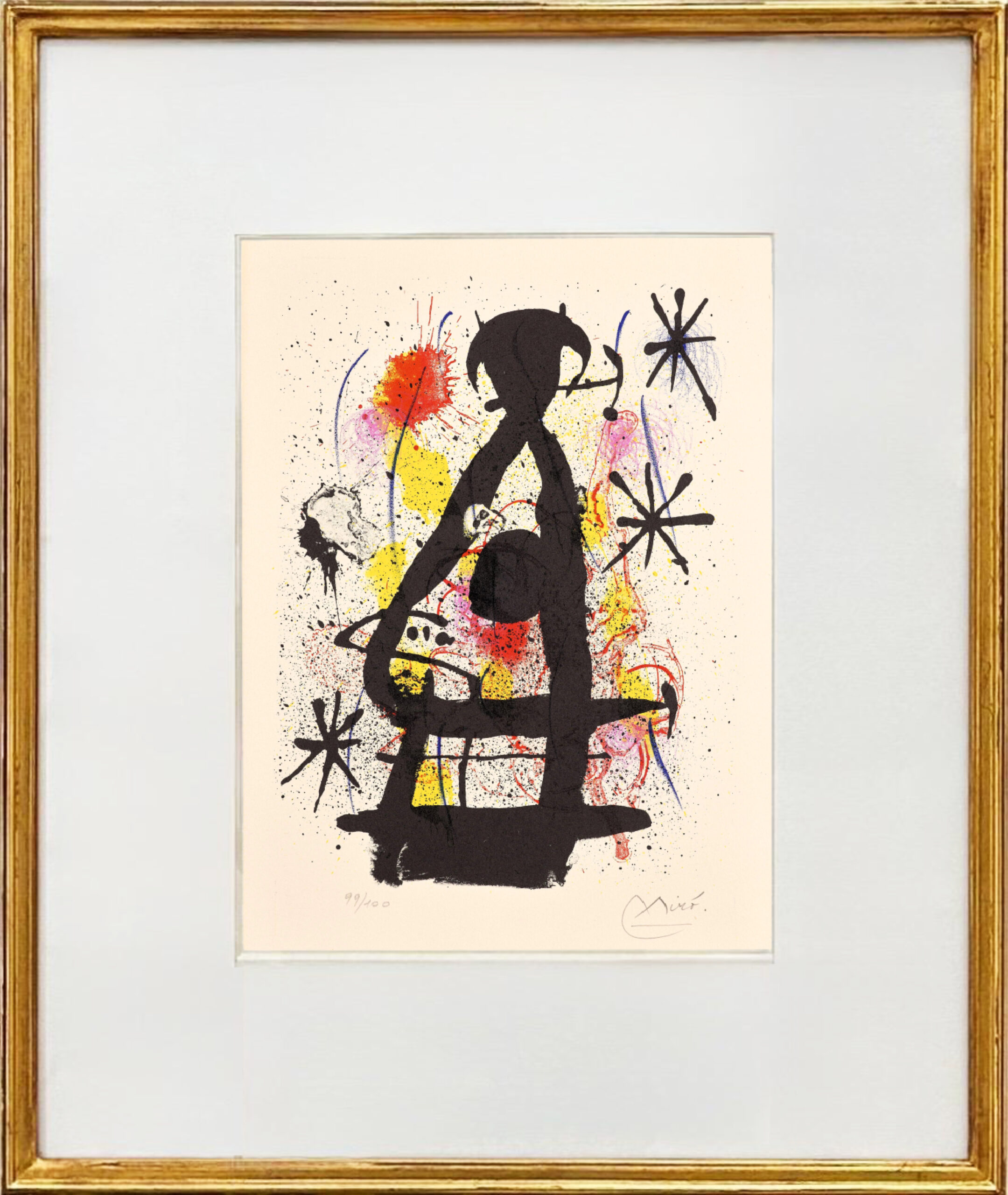 La lune près de paraître (The Moon About to Appear) by Joan Miro