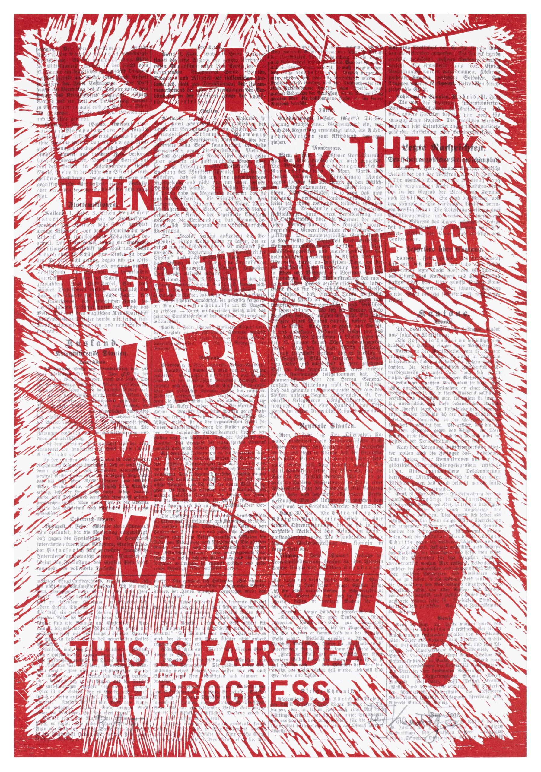 Kaboom Kaboom Kaboom! by William Kentridge