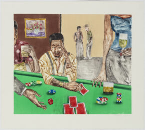 Chips, ego and aftermath by Stephen Langa at David Krut Projects