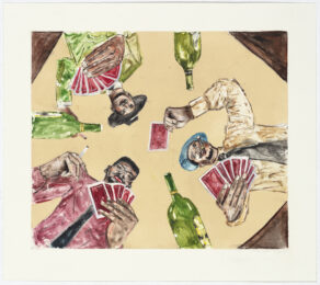 Faith in the fall of the cards by Stephen Langa at David Krut Projects