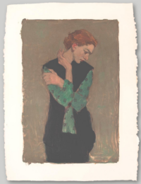 Pensive Woman by Malcolm Liepke at Vermillion Editions