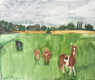 Goodbye Horses II by Louise Sheldon at PS Marlowe