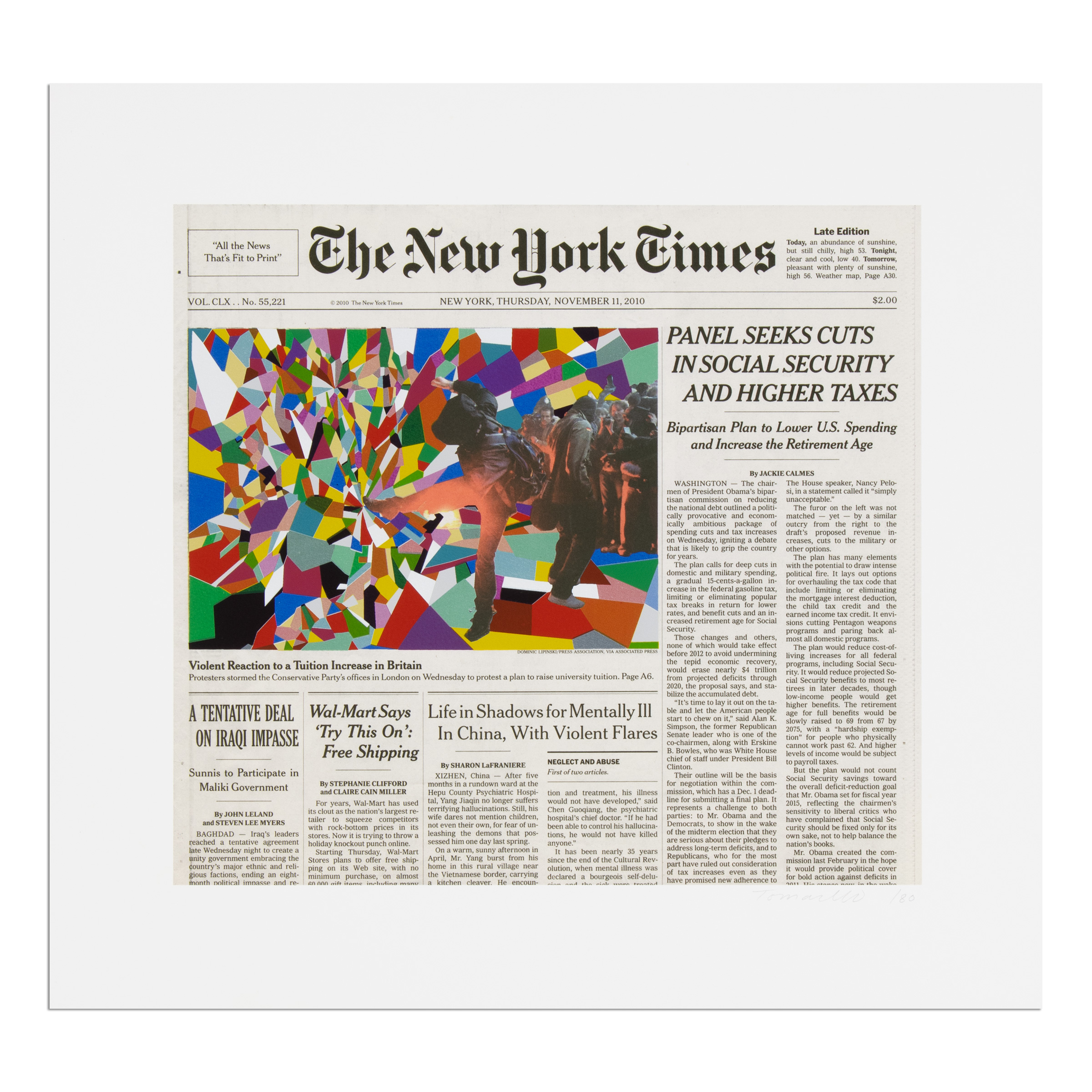Nov. 11, 2010 by Fred Tomaselli