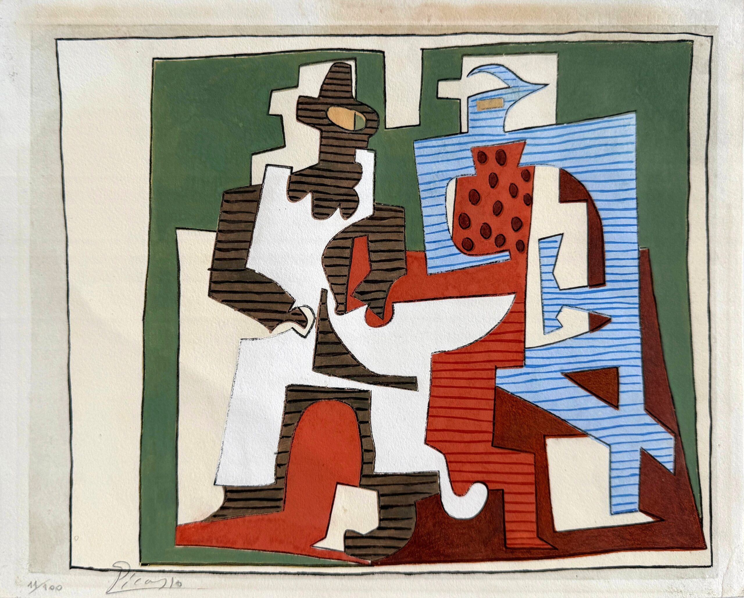 Pierrot et arlequin (Pierrot and Harlequin) by Pablo Picasso