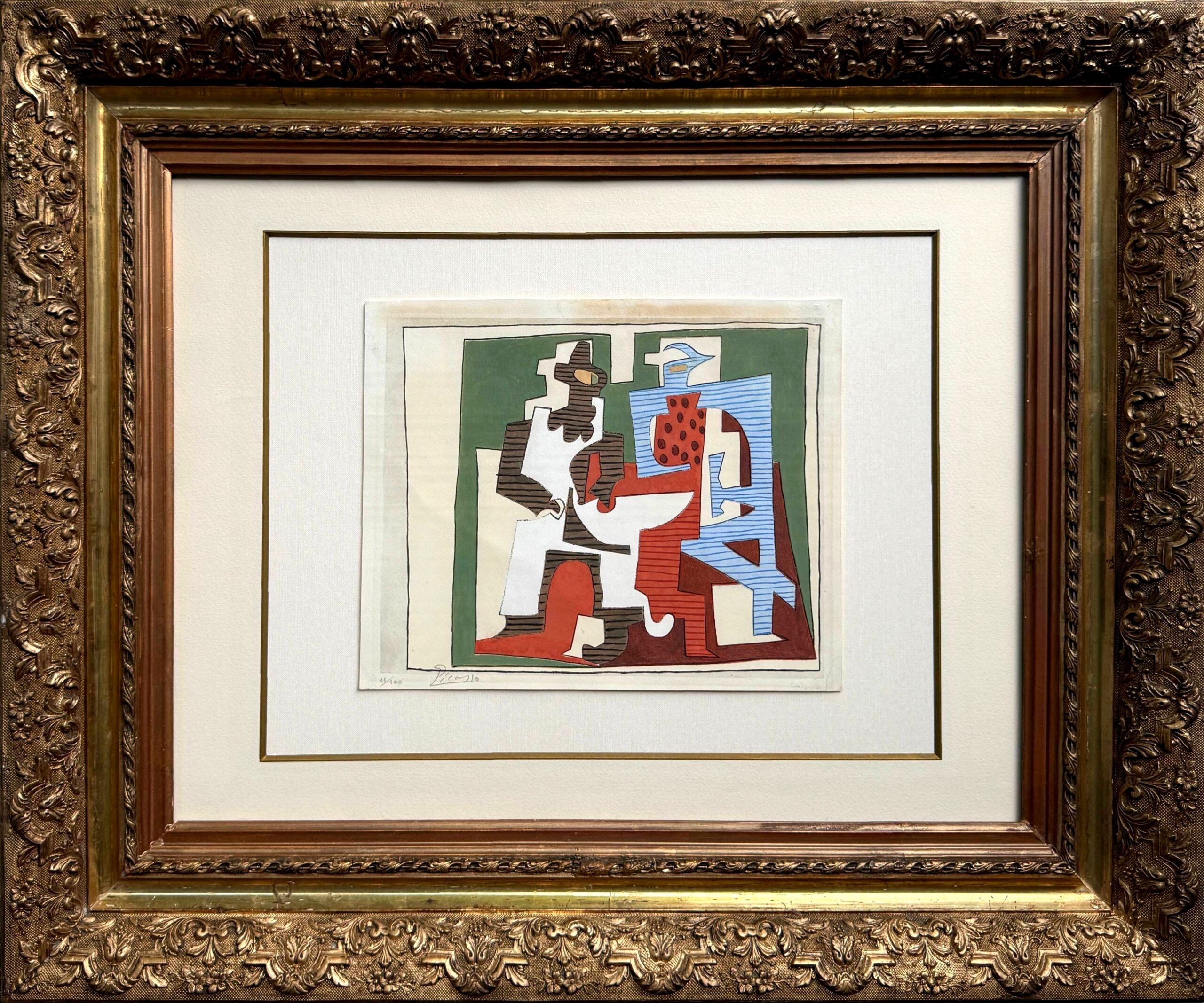 Pierrot et arlequin (Pierrot and Harlequin) by Pablo Picasso