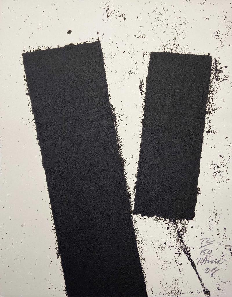 Promenade Notebook Drawing for Obama from the Artists for Obama Portfolio by Richard Serra