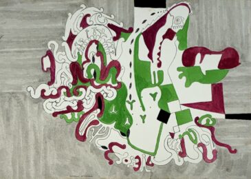 Untitled (Abstract #MS 185) by Maybelle Stamper at Robert Fontaine Gallery