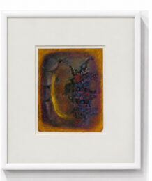 a flower by Yayoi Kusama at Robert Fontaine Gallery