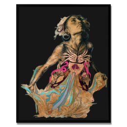 Thalassa (Pink Seahorse) by Swoon at Taglialatella Galleries
