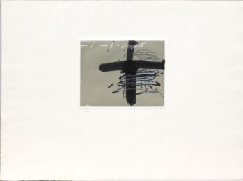 Sans titre – Sheet 8 from Aparicions by Antoni Tapies at Galerie Raphael