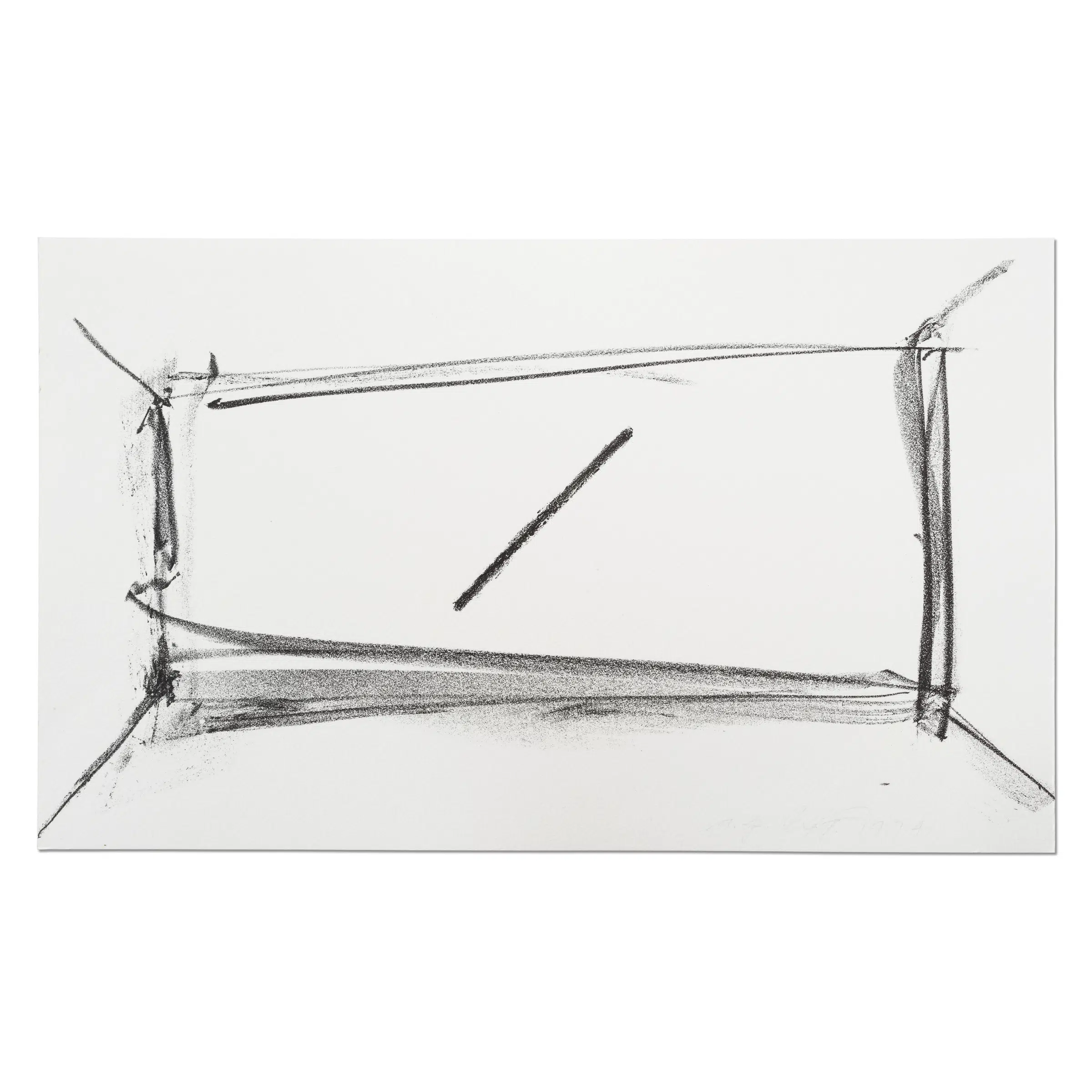 The Diagonal of May 25, 1963 in Fluorescent Light by Dan Flavin