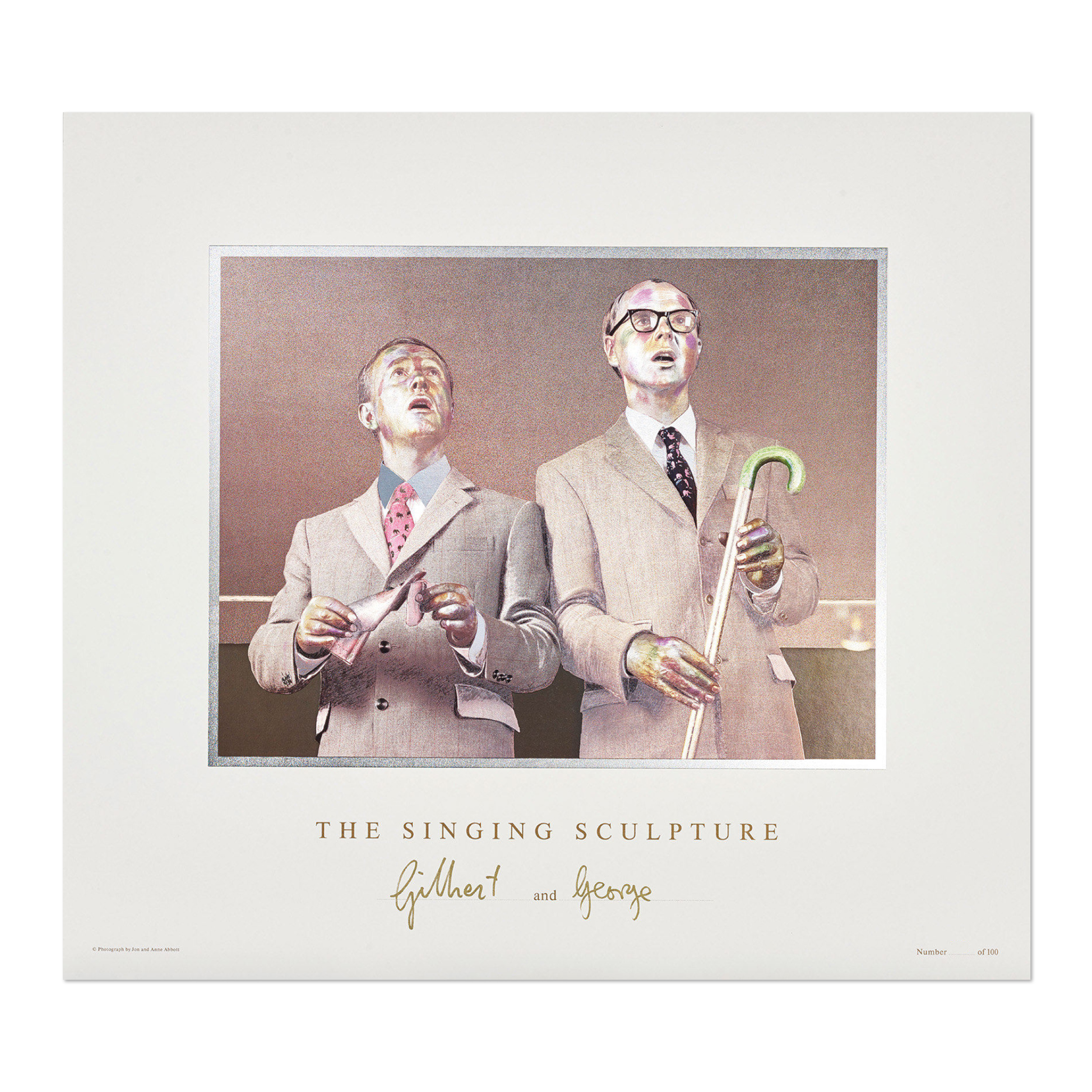 The Singing Sculpture by Gilbert & George